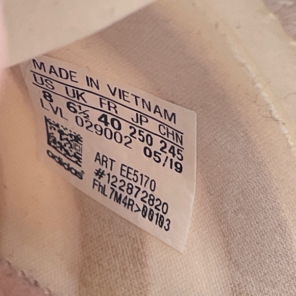 Adidas NMD‎ R1 Ivory White Boost Fabric Stretch Mash Sneaker Women Size 8 - Picture 9 of 9